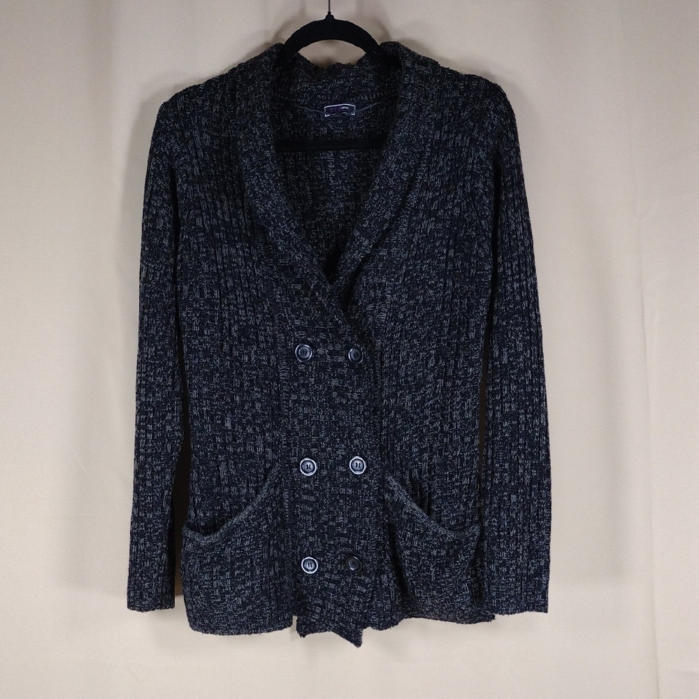 Creazioni Effeci Acrylic Winter Outdoor Fall Casual Knit Button Down Sweater